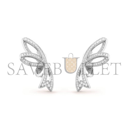 VAN CLEEF ARPELS CONTES D’HIVER EARRINGS - WHITE GOLD, DIAMOND  VCARP3J400