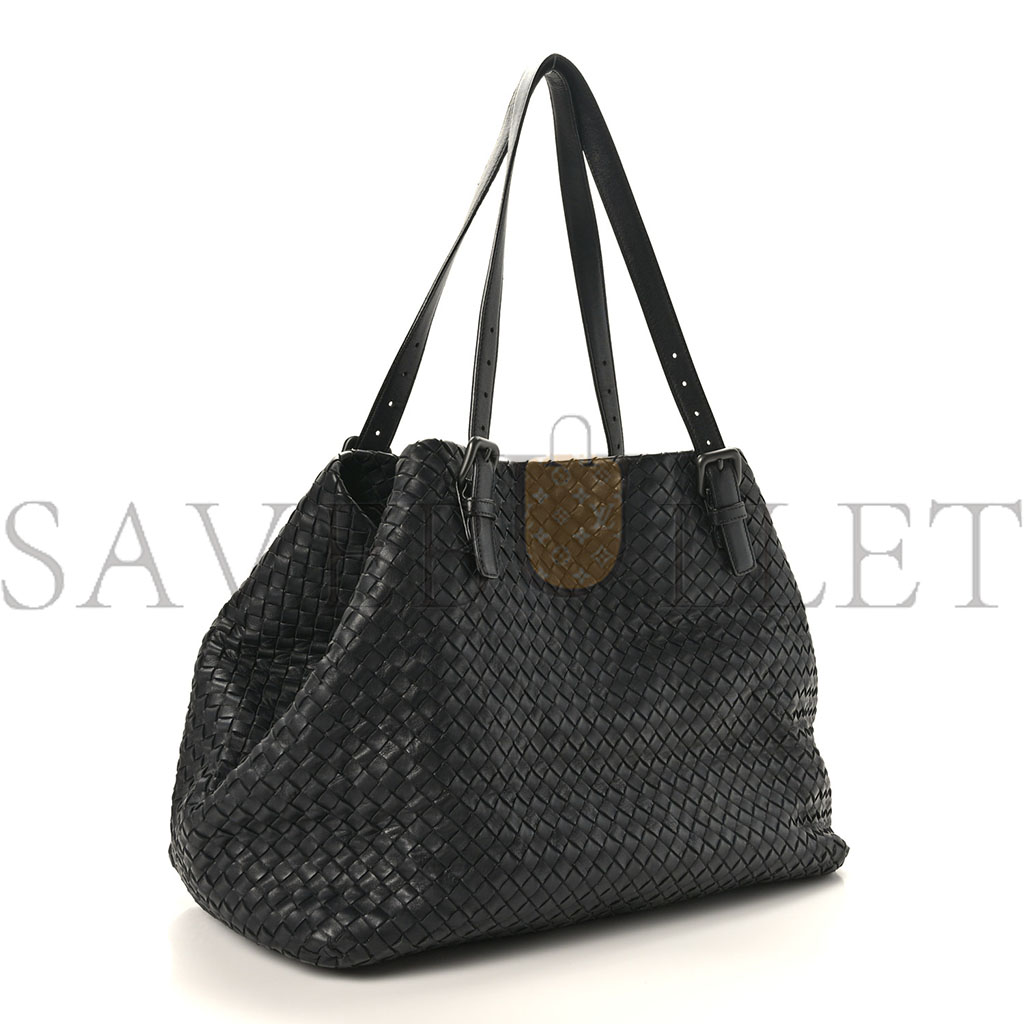 BOTTEGA VENETA NAPPA INTRECCIATO LARGE TOTE BLACK (39*30*22cm)