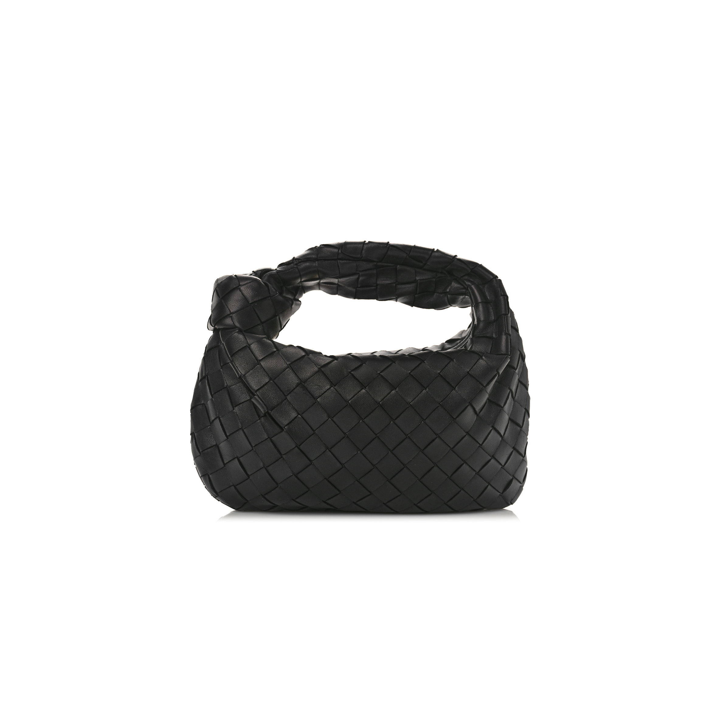 BOTTEGA VENETA NAPPA INTRECCIATO MINI JODIE BLACK  (25*13*7cm)