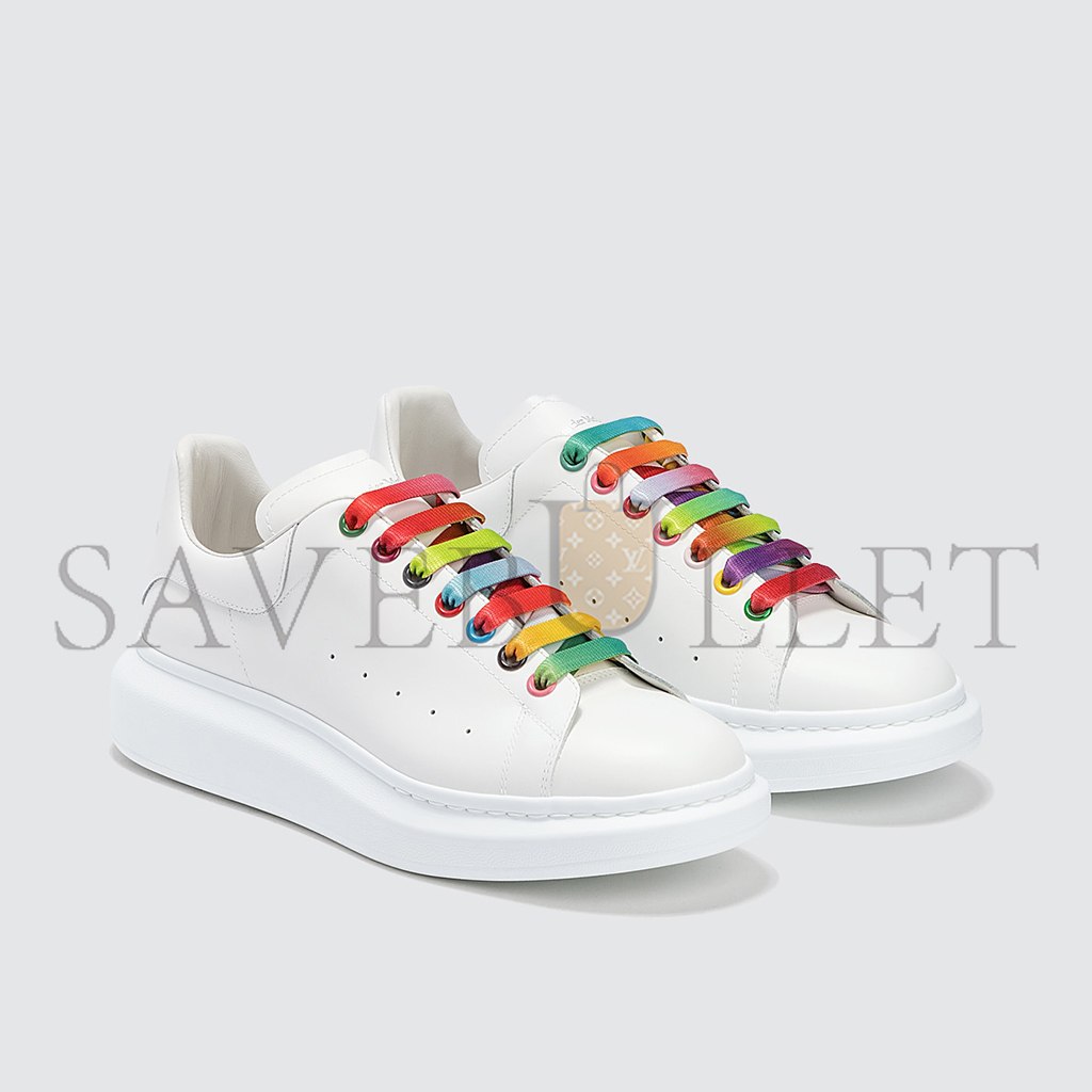 ALEXANDER MCQUEEN RAINBOW LACE OVERSIZED SNEAKER 462214WHGP79004