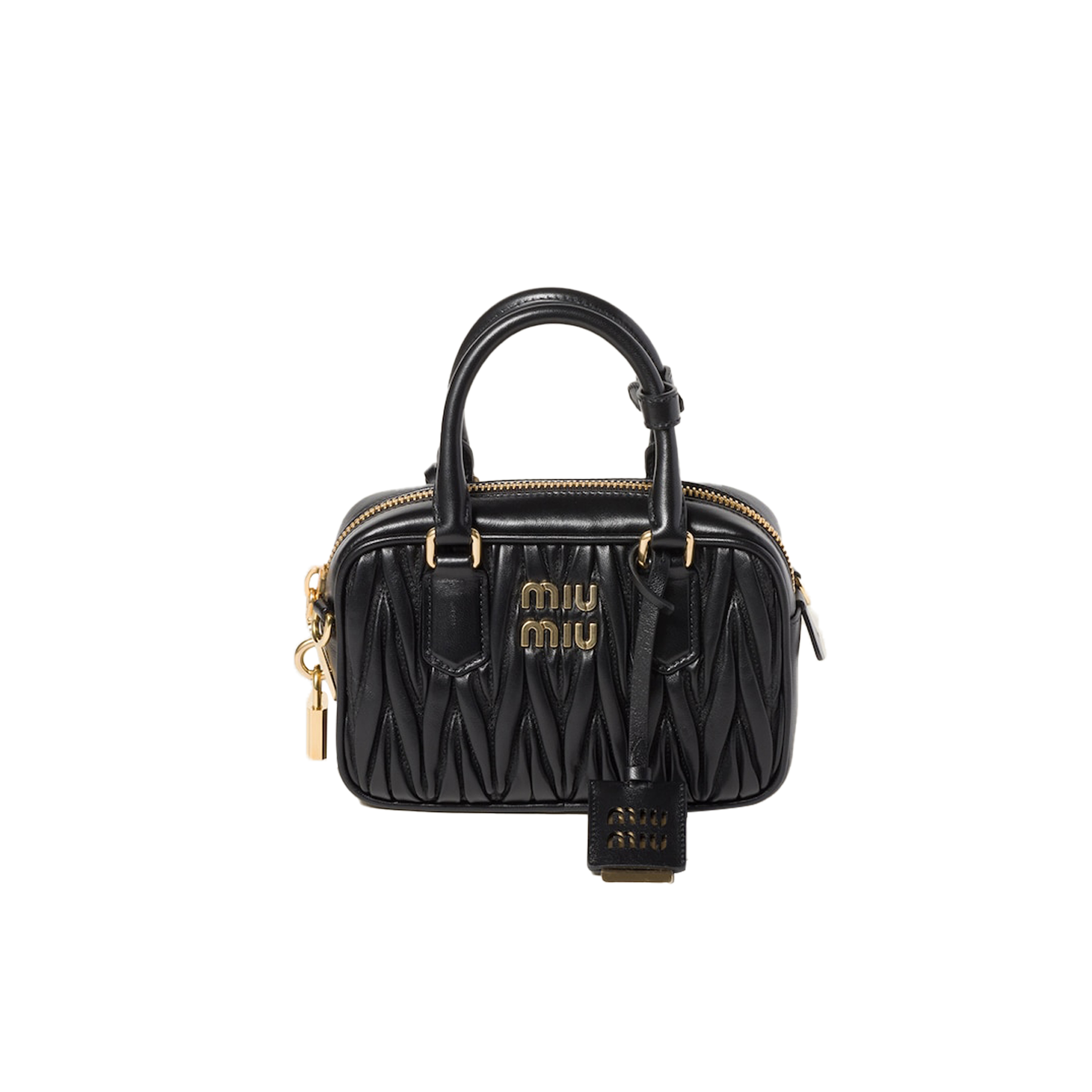 MIU MIU ARCADIE MATELASSÉ NAPPA LEATHER BAG 5BB123 (19*13*6cm)