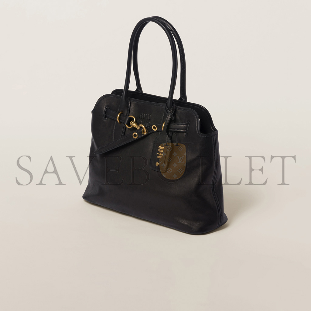 MIU MIU AVENTURE NAPPA LEATHER BAG 5BG291 (39*24*13cm)