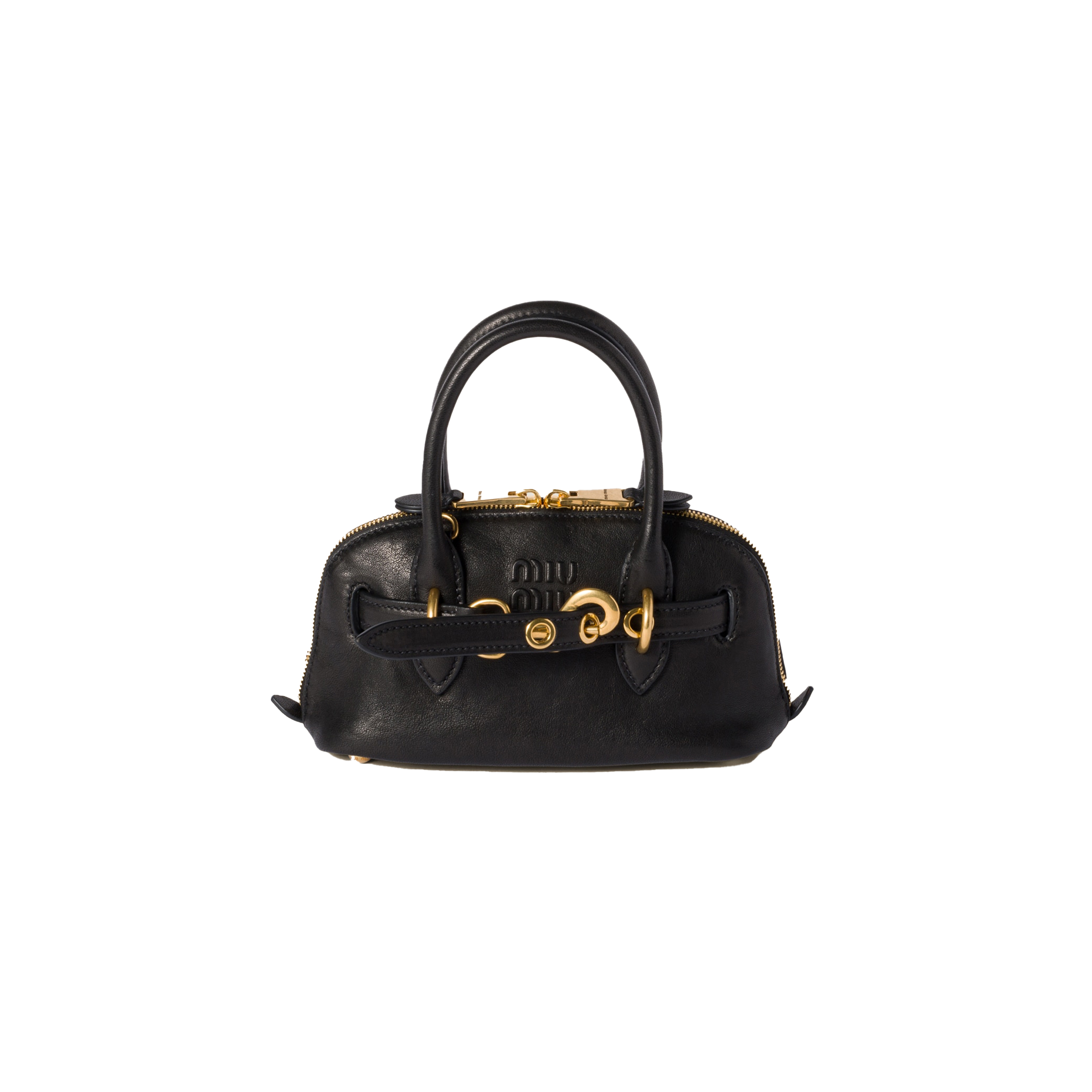 MIU MIU AVENTURE MINI NAPPA LEATHER BAG 5BP090 (21*13.2*8cm)