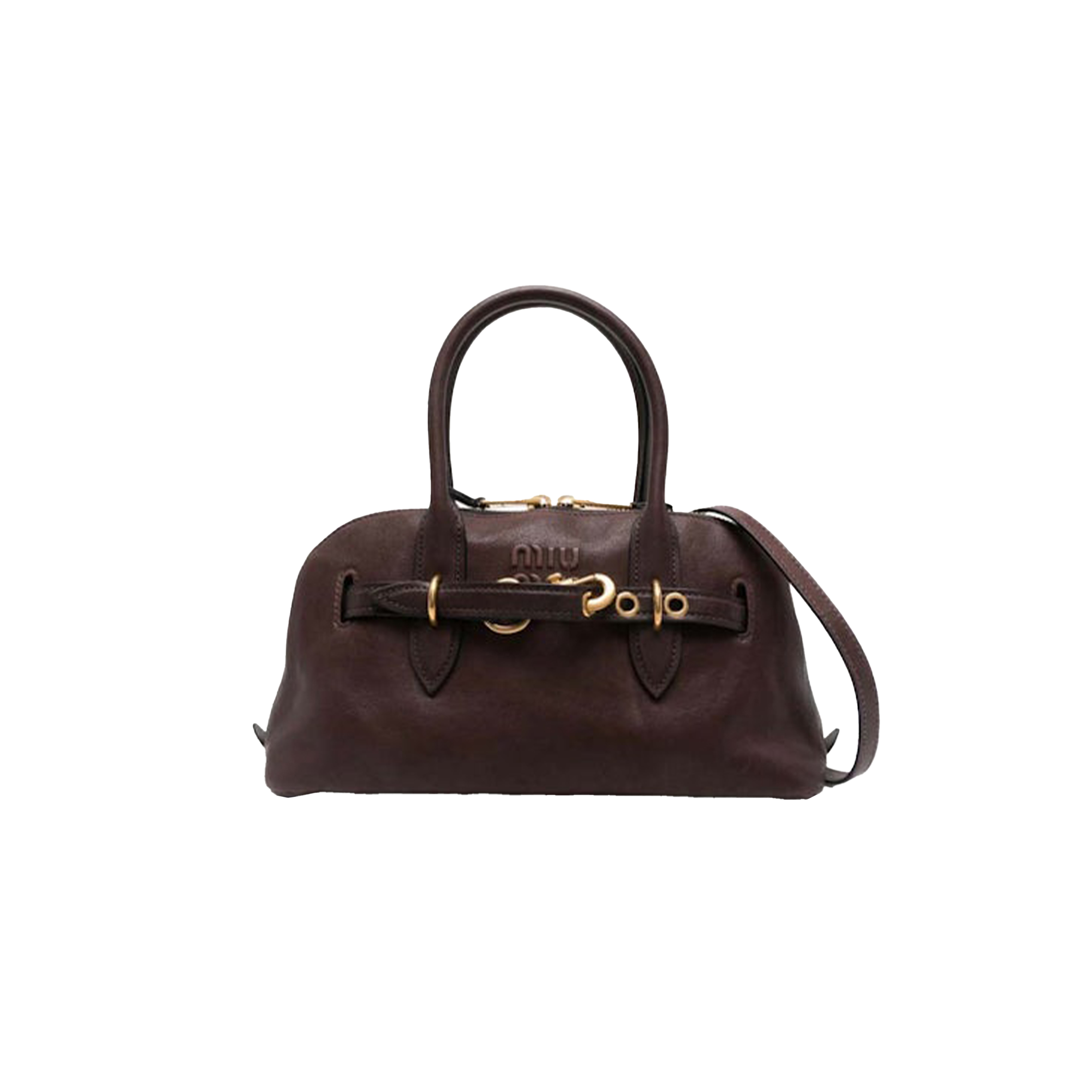 MIU MIU AVENTURE MINI NAPPA LEATHER BAG 5BP090 (21*13.2*8cm)