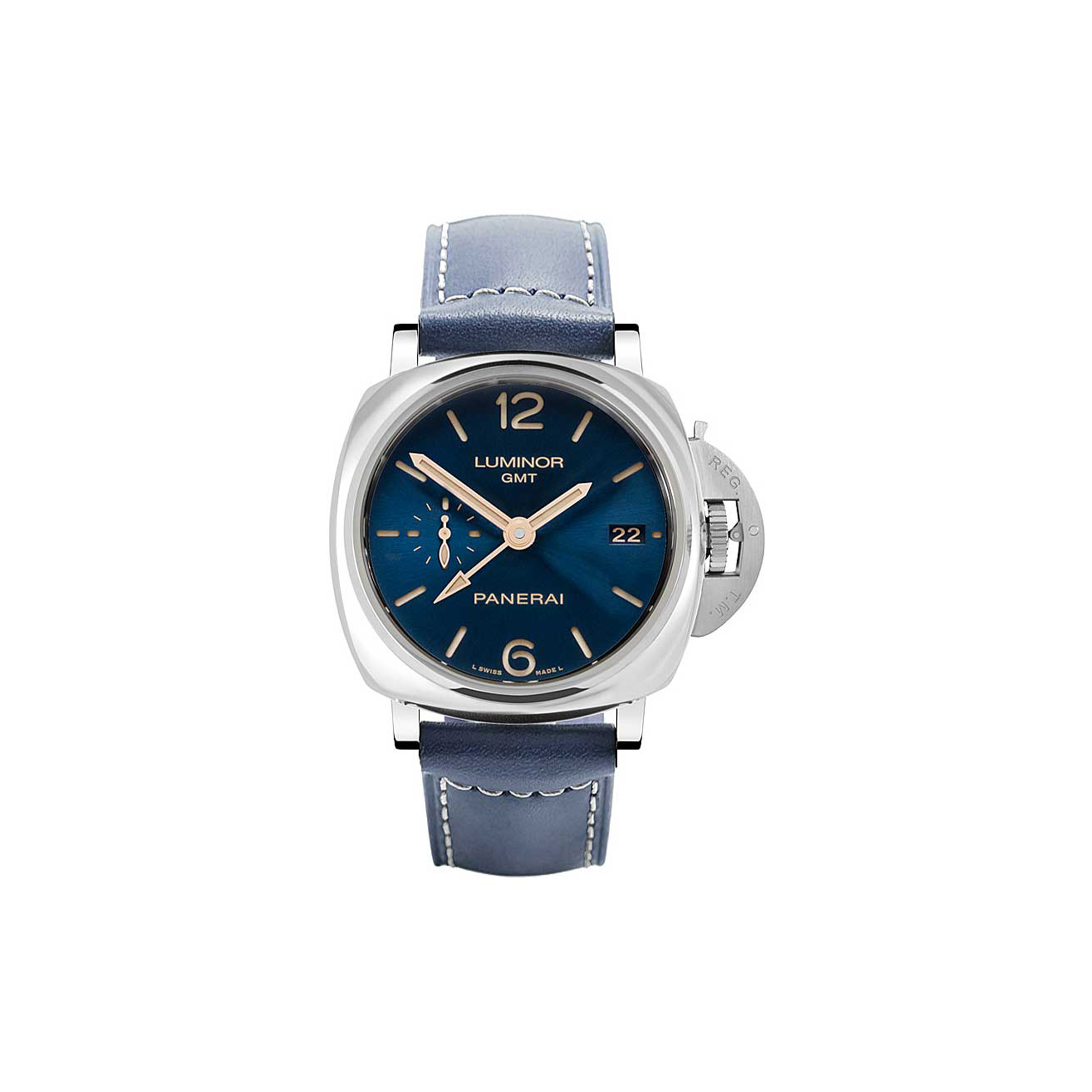 PANERAI LUMINOR BLUE DIAL WATCH PAM688