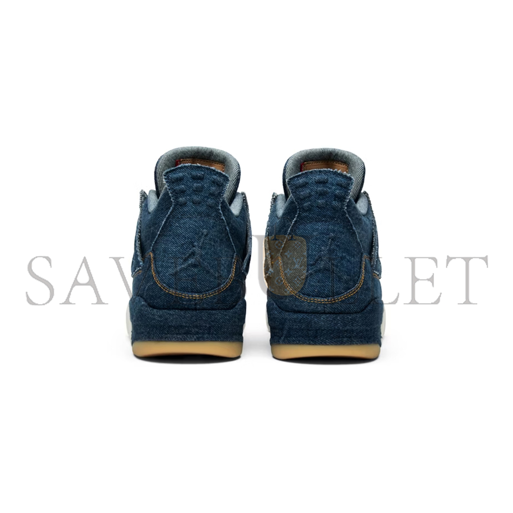 NIKE JORDAN 4 RETRO LEVI'S DENIM TAG WITH LEVI'S LOGO AO2571-401