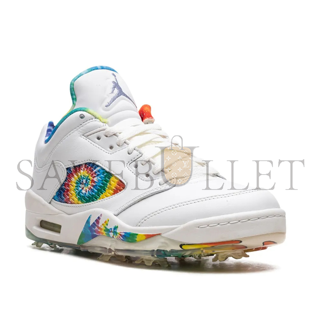 NIKE JORDAN 5 RETRO LOW GOLF TIE DYE CW4205-100