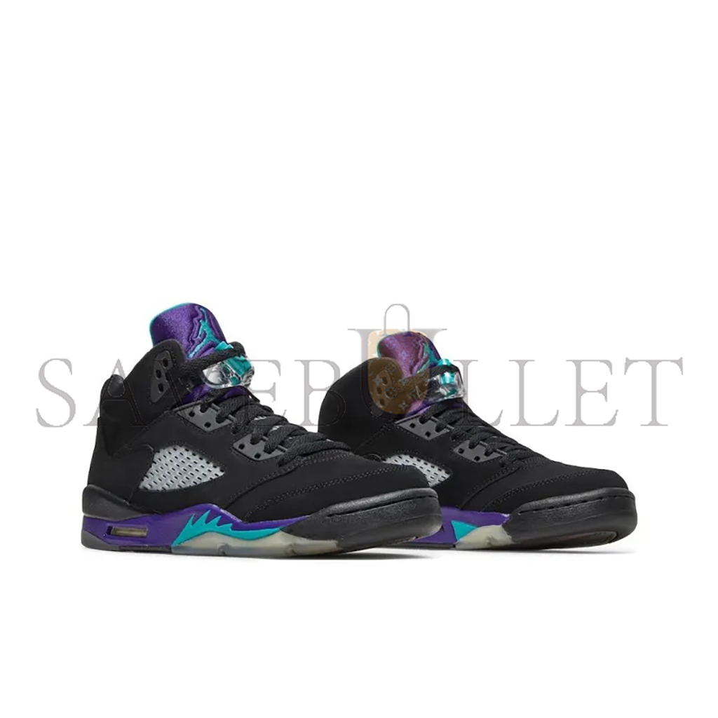 NIKE JORDAN 5 RETRO BLACK GRAPE 440888-007