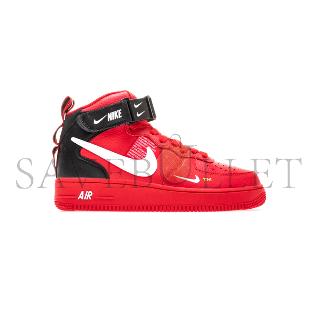 NIKE AIR FORCE 1 MID UTILITY UNIVERSITY RED 804609-605