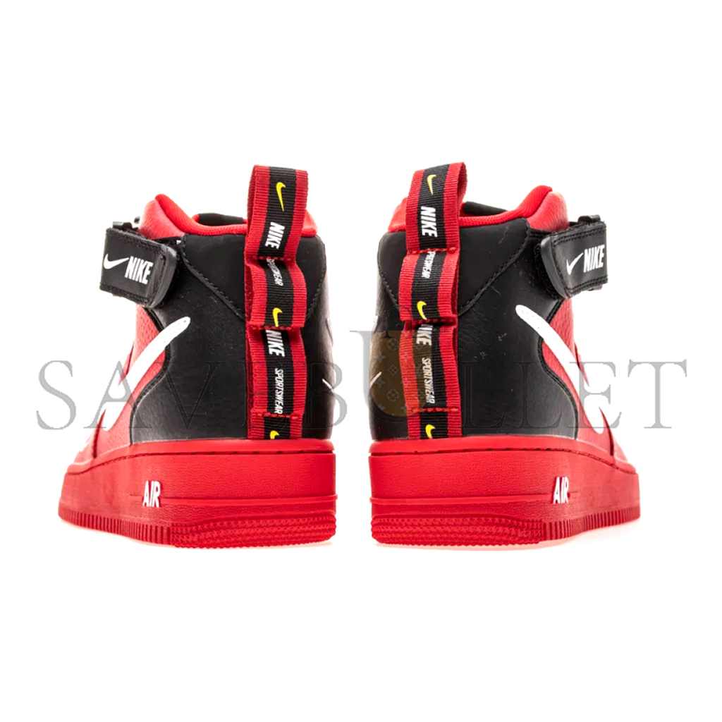 NIKE AIR FORCE 1 MID UTILITY UNIVERSITY RED 804609-605