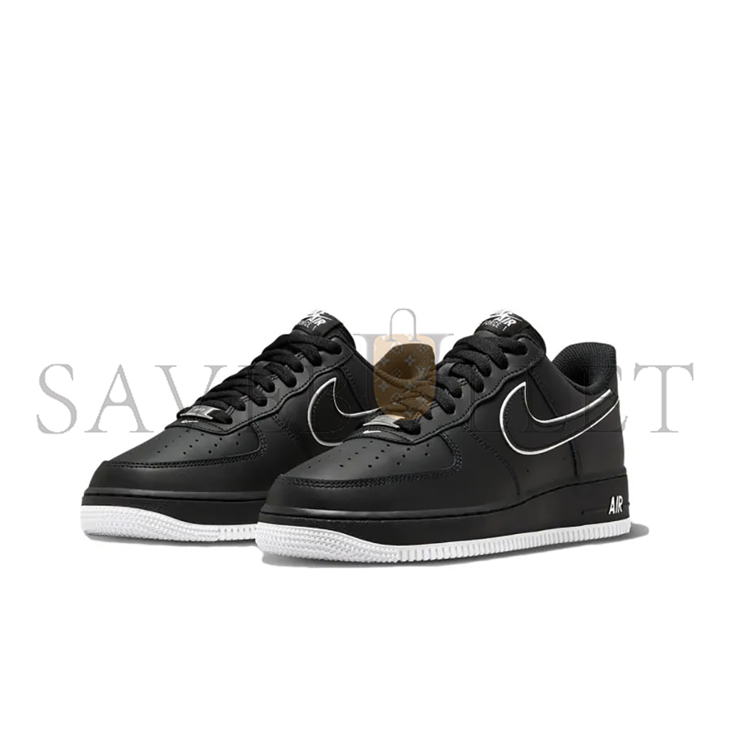 NIKE AIR FORCE 1 LOW'07 BLACK WHITE SOLE DV0788-002