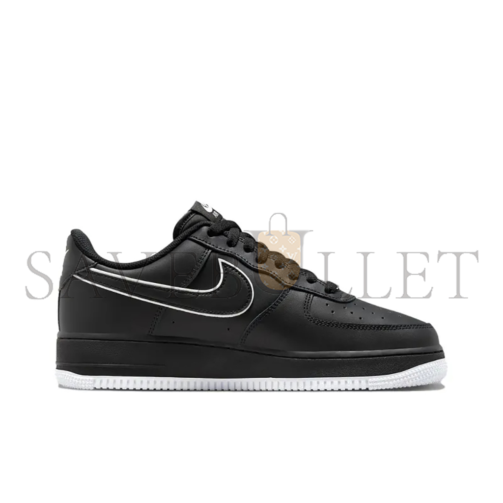 NIKE AIR FORCE 1 LOW'07 BLACK WHITE SOLE DV0788-002