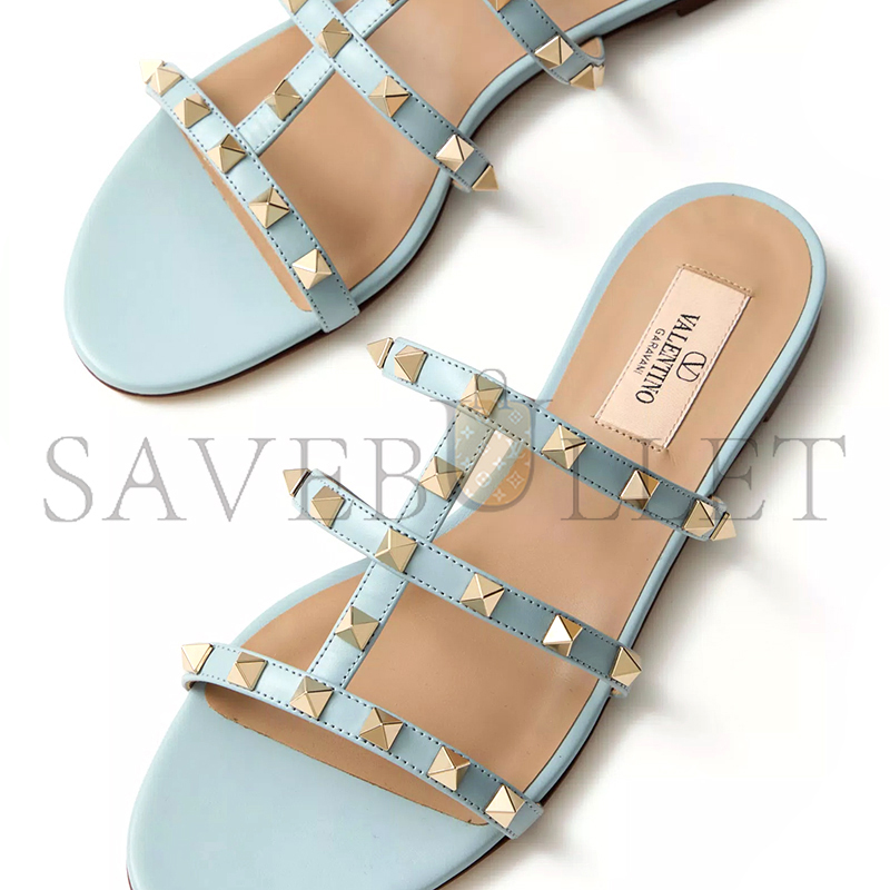VALENTINO ROCKSTUD FLAT SLIDE SANDAL 5W2S0C49VOD_ZJ4 VALENTINO ROCKSTUD FLAT SLIDE SANDAL 5W2S0C49VOD_ZJ4