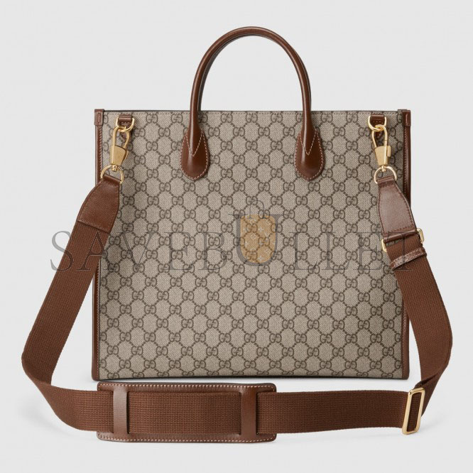 GUCCI MEDIUM TOTE WITH INTERLOCKING&G  674148 92THG 8563 （37.5*33*15.5cm）