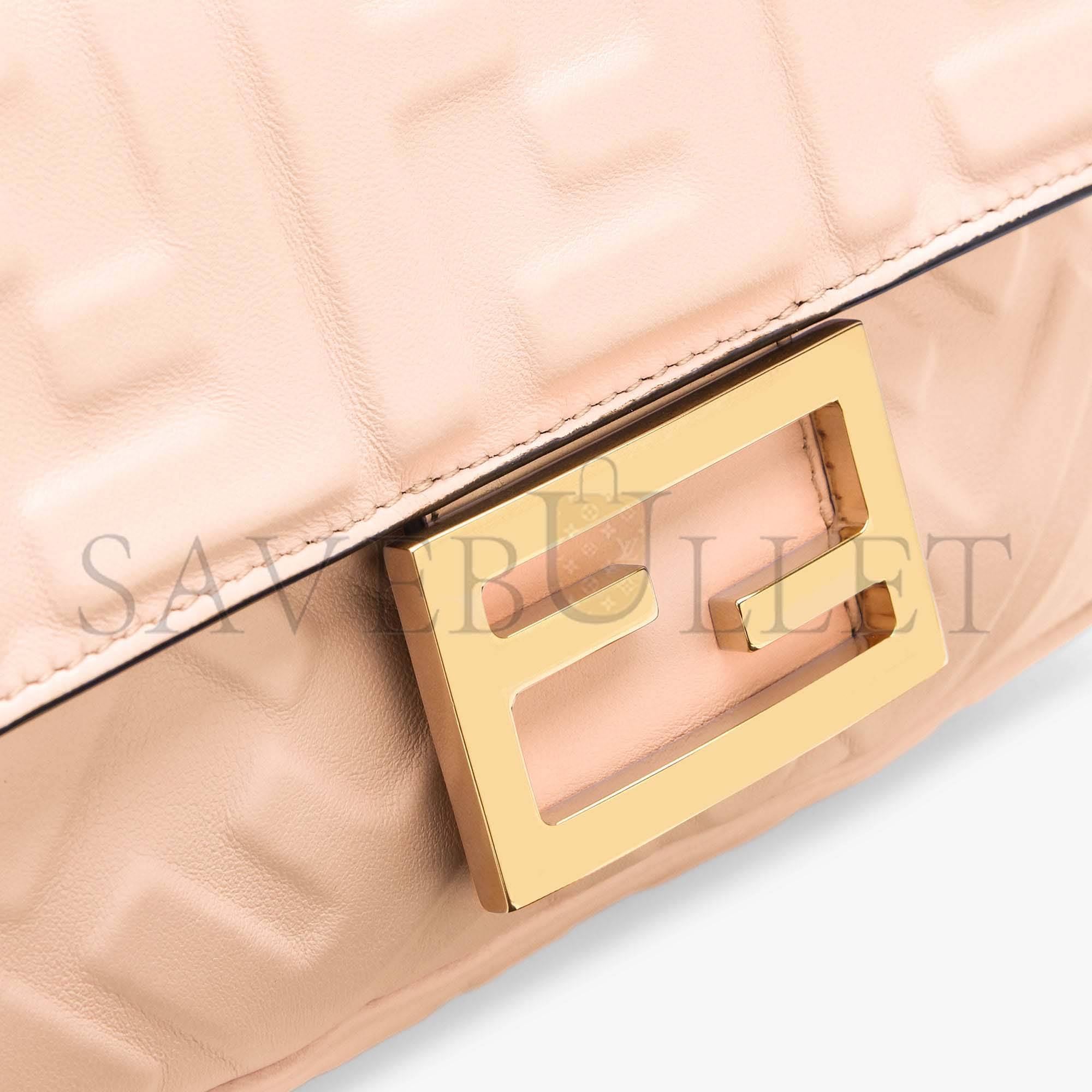 FENDI BAGUETTE MINI - PALE PINK NAPPA LEATHER BAG 8BS017A72VF171M (19*11.5*4cm)