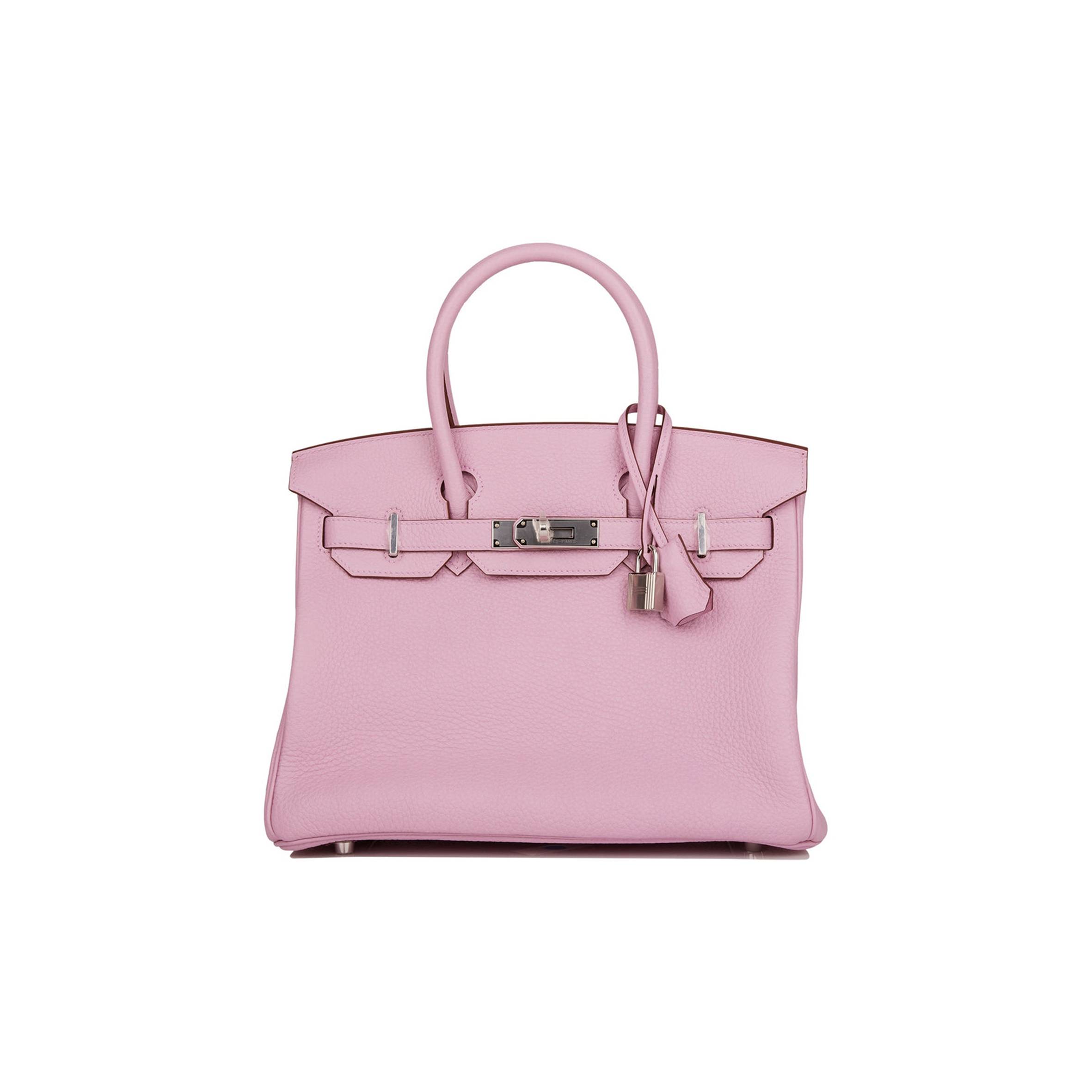 HERMES BIRKIN 30 MAUVE SYLVESTRE CLEMENCE PALLADIUM HARDWARE (30cm)