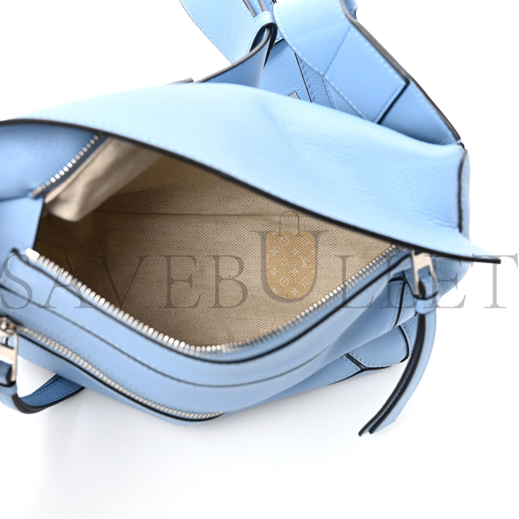 LOEWE CALFSKIN SMALL PUZZLE BUMBAG OLYMPIC BLUE (23*15*10cm)