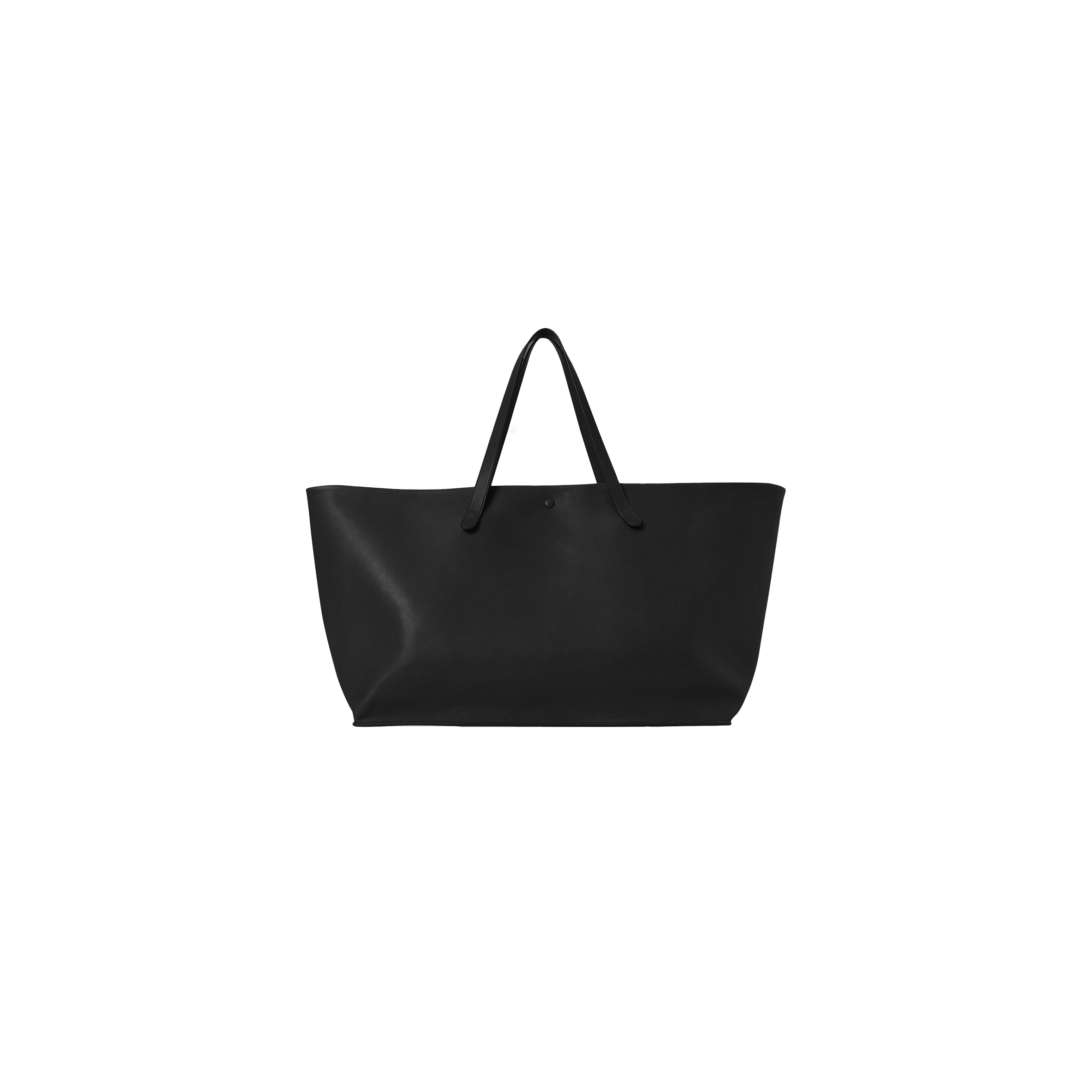 THE ROW XL IDAHO BAG IN LEATHER BLACK W1592L72BLSG (52*30*23cm)